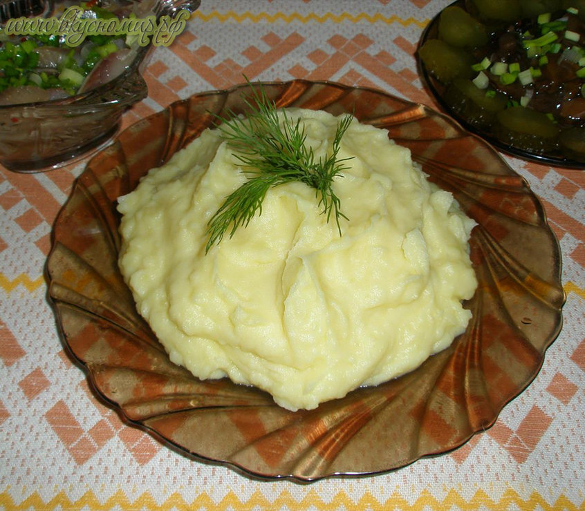 Калорийность картофельного пюре с маслом сливочным
