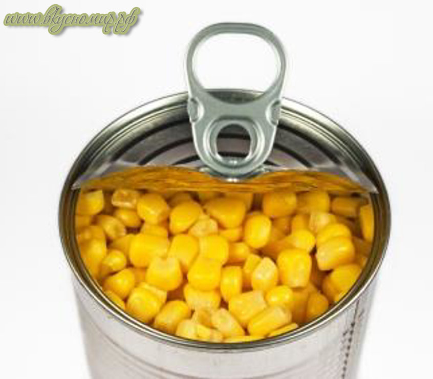 Кукуруза консервированная: вся информация о БЖУ продукта