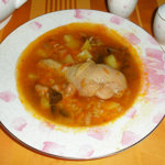 Суп из куриных голеней по-мексикански